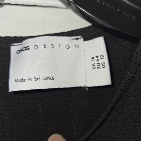 asos Design Women's sz 12 Tiered Ruffle Dress - Picture 6 of 13